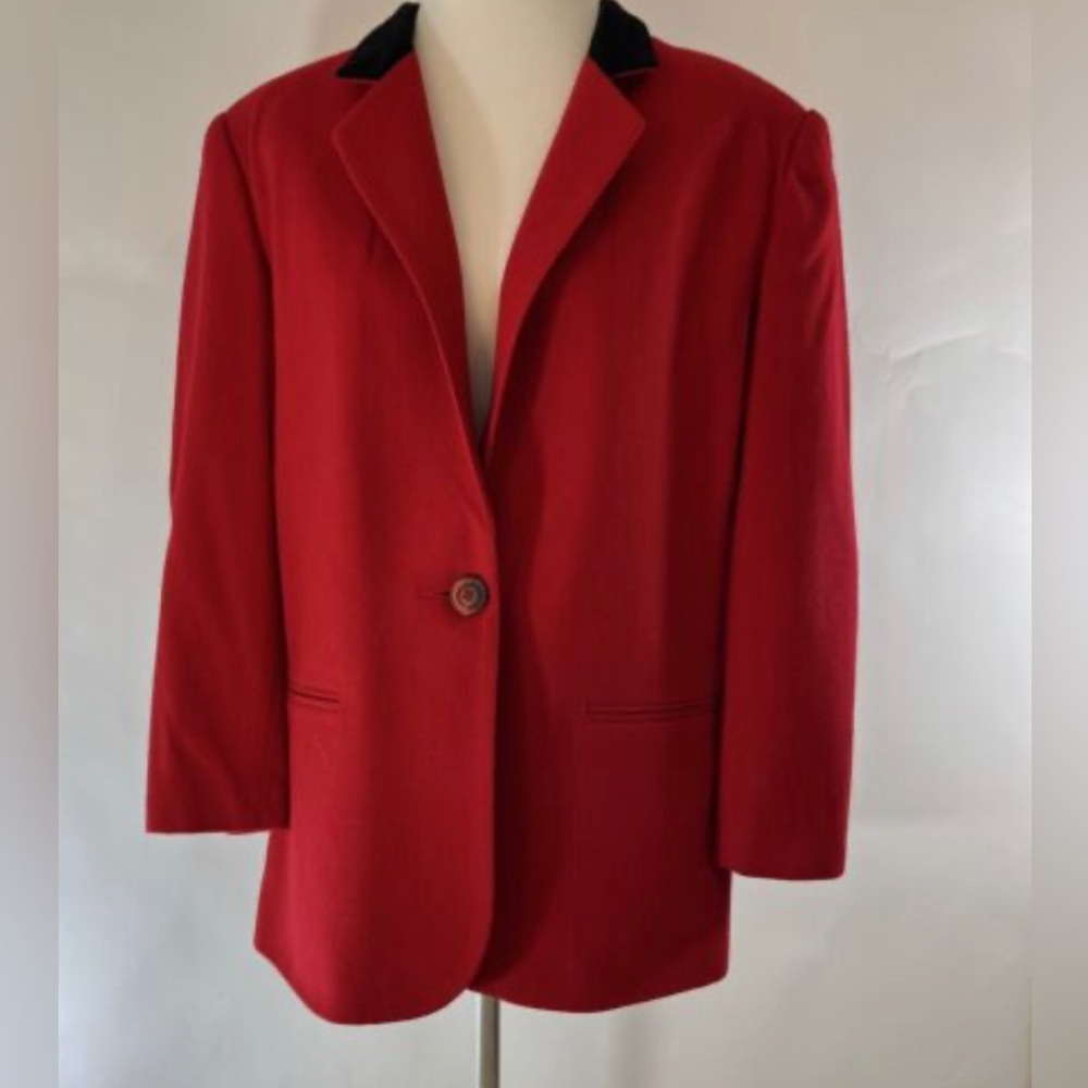 Red Sag Harbor Wool Blazer